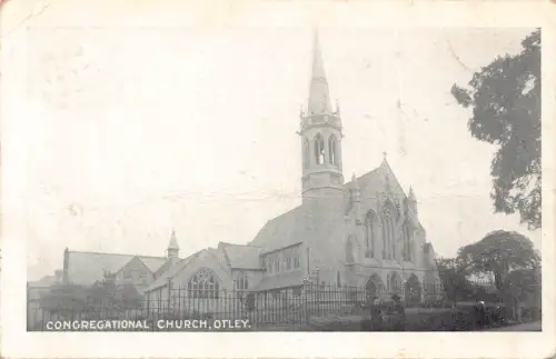 England 1905 Congregational Church Otley Vintage Postkarte