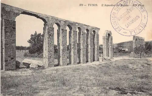 Tunesien Tunis L'Aqueduc du Barbo Vintage Postkarte