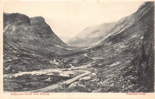 Schottland Glen Coe aus der Studie Vintage Postkarte