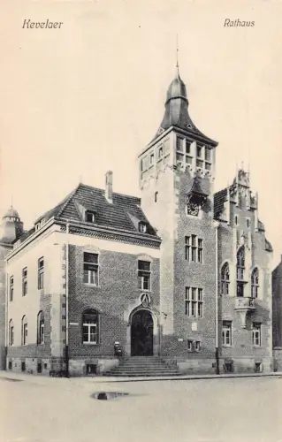 A104 Deutschland Kevelaer Rathaus Rathaus Vintage Postkarte