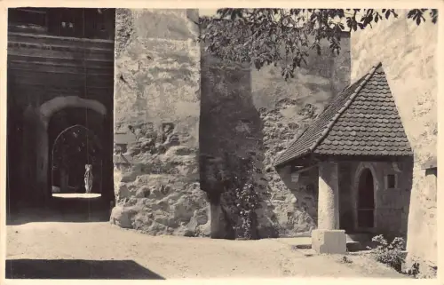 L203 Deutschland Künstlerheim Schloss Neuburg Eingang zur Dorburg Postkarte