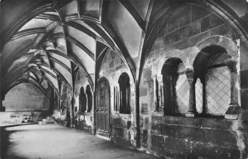 L204 Deutschland Kloster Alpirsbach Oestlicher Kreuzgang Innenraum Vintage Postkarte