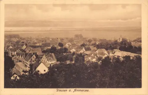 L202 Deutschland 1917 Feldpost 1. Weltkrieg Diessen a Ammersee Vintage Postkarte