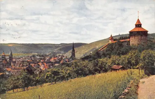 L203 Deutschland Esslingen am Neckar 1926 Panoramablick Vintage Postkarte
