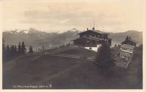 L202 Deutschland Neureut Haus Bergbauernhof Vintage Postkarte