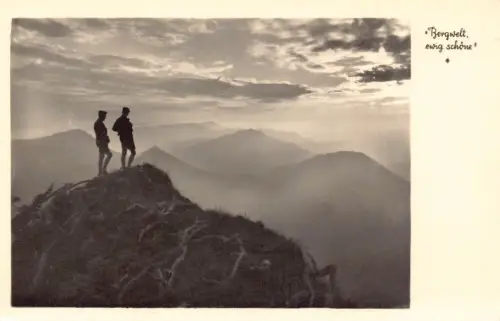 L205 Deutschland Abendstimmung a d Breitenberg Pfronten Allgäu Sonnenuntergang Postkarte