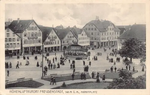 L203 Deutschland 1915 Höhenluftkurort Freudenstadt Marktplatz Postkarte