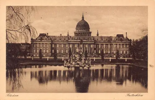 L185 Deutschland Potsdam Stadtschloss Vintage Postkarte
