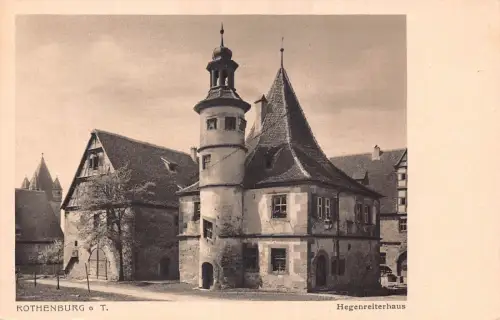 L200 Deutschland Rothenburg o T Hegenreiterhaus Haus Vintage Postkarte