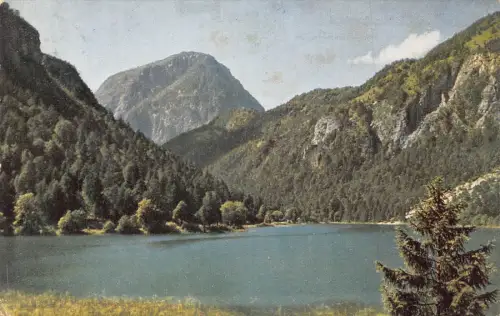 L199 Deutschland 1928 Bad Reichenhall Thurnsee Ristfenchthorn Vintage Postkarte