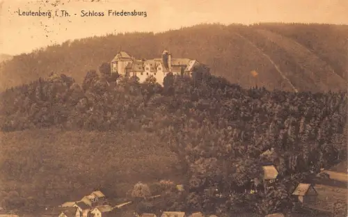 L011 Deutschland Lutenerg Schloss Friedensburg Schloss Vintage Postkarte