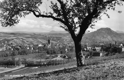 L016 Deutschland Bad Neuenahr mit Landeskrone Baumdorf RPPC Vintage Postkarte