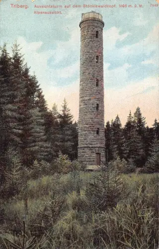 A100 Deutschland Triberg Aussichtsturm Turm auf Stoecklawaldkopf Postkarte