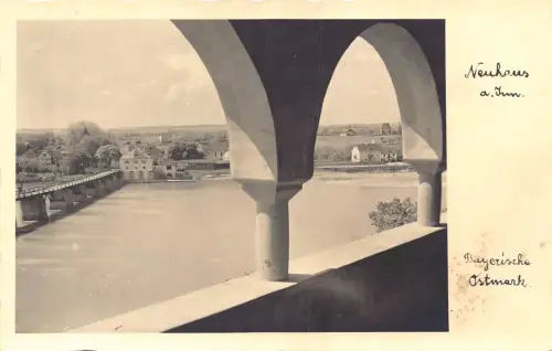 L197 Deutschland Neuhaus a Inn Bayerische Ostmark Vintage Postkarte