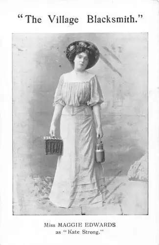 The Village Blacksmith Film Miss Maggie Edwards als Kate Strong Schauspielerin Postkarte
