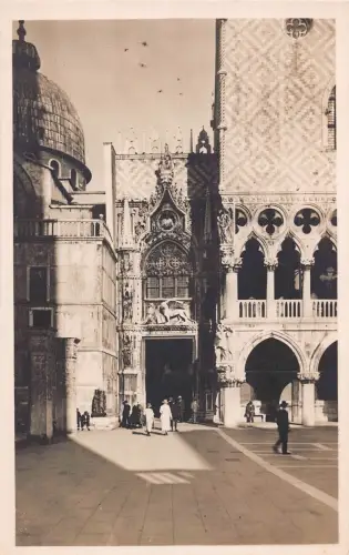 C085 Italien Venezia Porta della Carta Vintage Postkarte