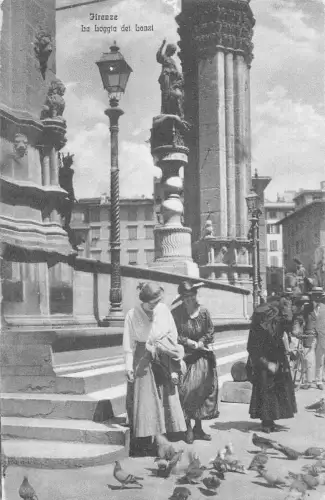 C085 Italien Firenze La Loggia dei Lanzi Vintage Postkarte