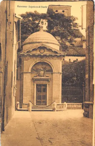 C085 Italien Ravenna Sepolcro di Dante Vintage Postkarte