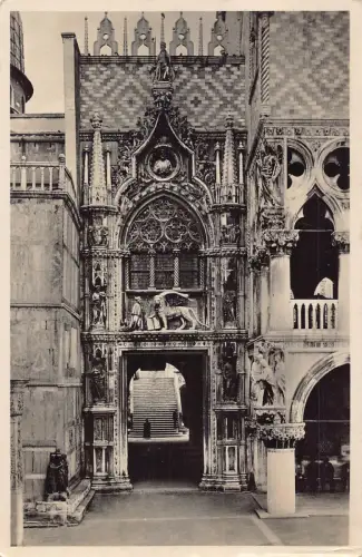 C084 Italien Venezia Porta della Carta 1935 Vintage Postkarte