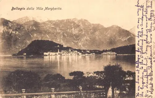 C082 Italien Bellagio Villa Margherita 1905 Vintage Postkarte