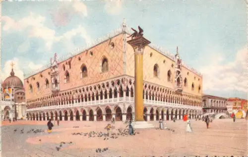 C080 Italien Venezia Palazzo Ducale Vintage Postkarte
