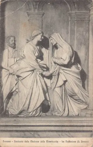 C083 Italien Savona Santuario della Madonna della Misericordia Vintage Postkarte