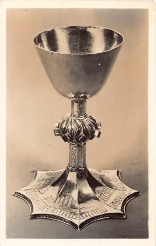 Irisches Artefakt Silber vergoldet The De Burgo-O'Malley Kelch Vintage Postkarte