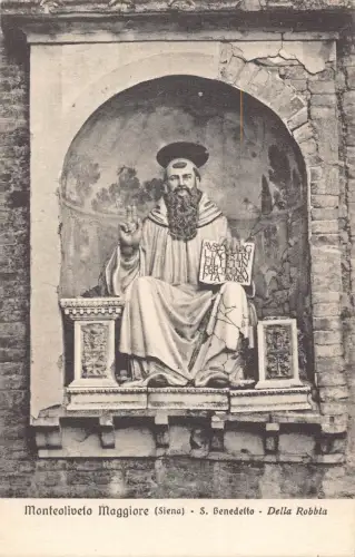 C084 Italien Siena Monteoliveto Maggiore Vintage Postkarte