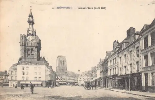 Frankreich Bethune Grand'Place Cote Est Vintage Postkarte
