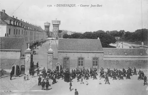 Frankreich Dunkerque Caserne Jean Bart Kaserne Vintage Postkarte