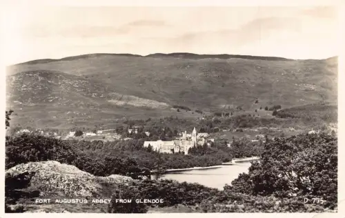Schottland Fort Augustus Abbey von Glendoe RPPC Vintage Postkarte