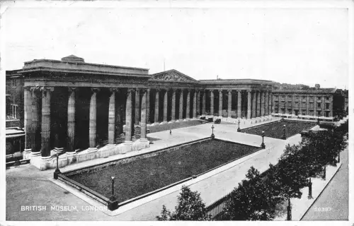England 1950 British Museum London Vintage Postkarte