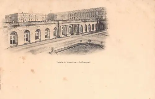 Frankreich Palais de Versailles Schloss L'Orangerie Vintage Postkarte
