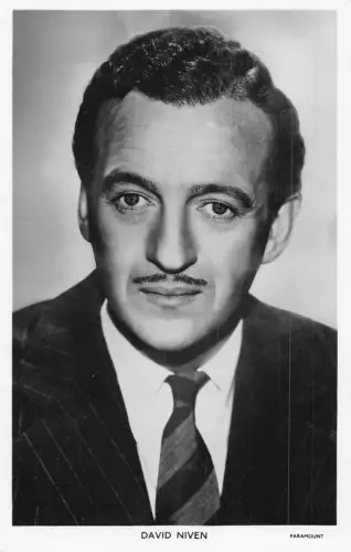 Schauspieler Filmstar David Niven Picturegoer Serie RPPC Postkarte