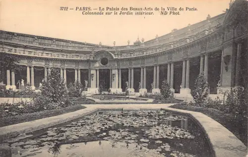 C059 Frankreich Paris Le Palais des Beaux arts de la Ville de Paris Vintage Postkarte