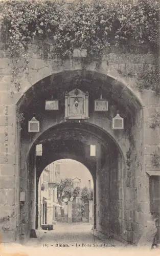 C058 Frankreich Dinan La Porte Sainte-Louis Vintage Postkarte