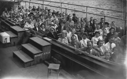 A986 Schweden Stockholm Touristenreise mit Maritanienfähre RPPC Vintage Postkarte