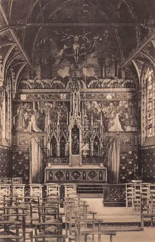 C055 Belgien Brügge Interieur de la Chapelle du Saint-Sang Vintage Postkarte