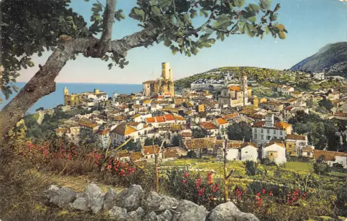 C053 Frankreich La Turbie Vue Generale Vintage Postkarte