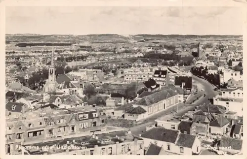 A961 Niederlande Panorama vanat Uitzichttoren RPPC Vintage Postkarte