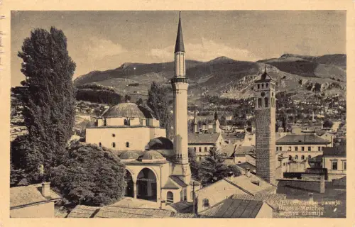 A956 Bosnien und Herzegowina Sarajevo Gazi Husrev-beg Moschee 1929 Postkarte