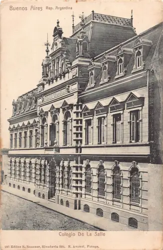 A985 Argentinien Buenos Aires Colegio de la Salle Vintage Postkarte