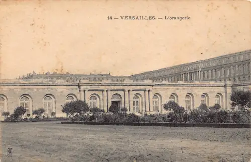 C058 Frankreich Versailles L'Orangerie Vintage Postkarte