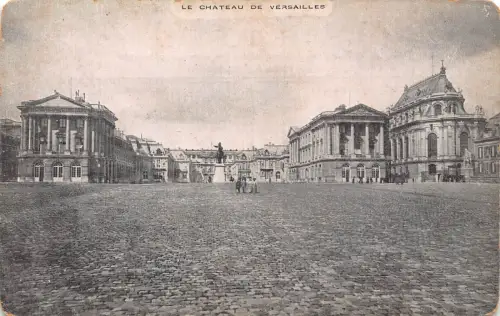 C058 Frankreich Le Chateau de Versailles Vintage Postkarte