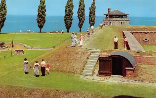 A971 US Ramparts Old Fort Niagara Youngstown New York Postkarte