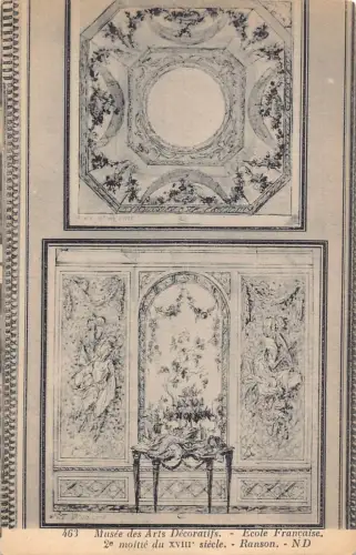 C057 Frankreich Paris Musee des Arts Decoratifs Vintage Postkarte