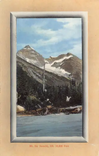 A956 Kanada Passepartout Mt Sir Donald Private Mailing Card Postkarte