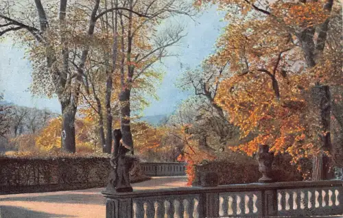 A952 England 1914 South Kensington Park London Vintage Postkarte