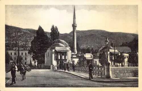 A959 Bosnien und Herzegowina Sarajevo 1939 Careva Dzamija Moschee Postkarte