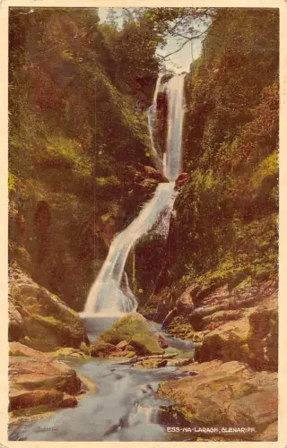 A942 Irland Glenariff Ess-Na-Laragh Wasserfall Vintage Postkarte